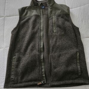 George Men's Green and Gray Vest